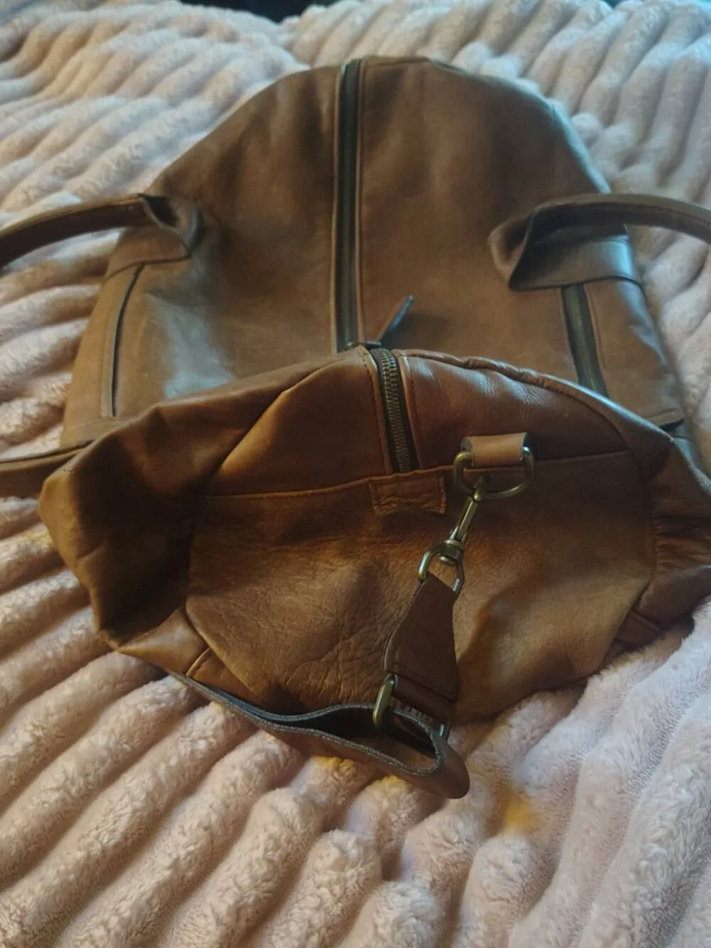 Moore and Giles men's duffel bag